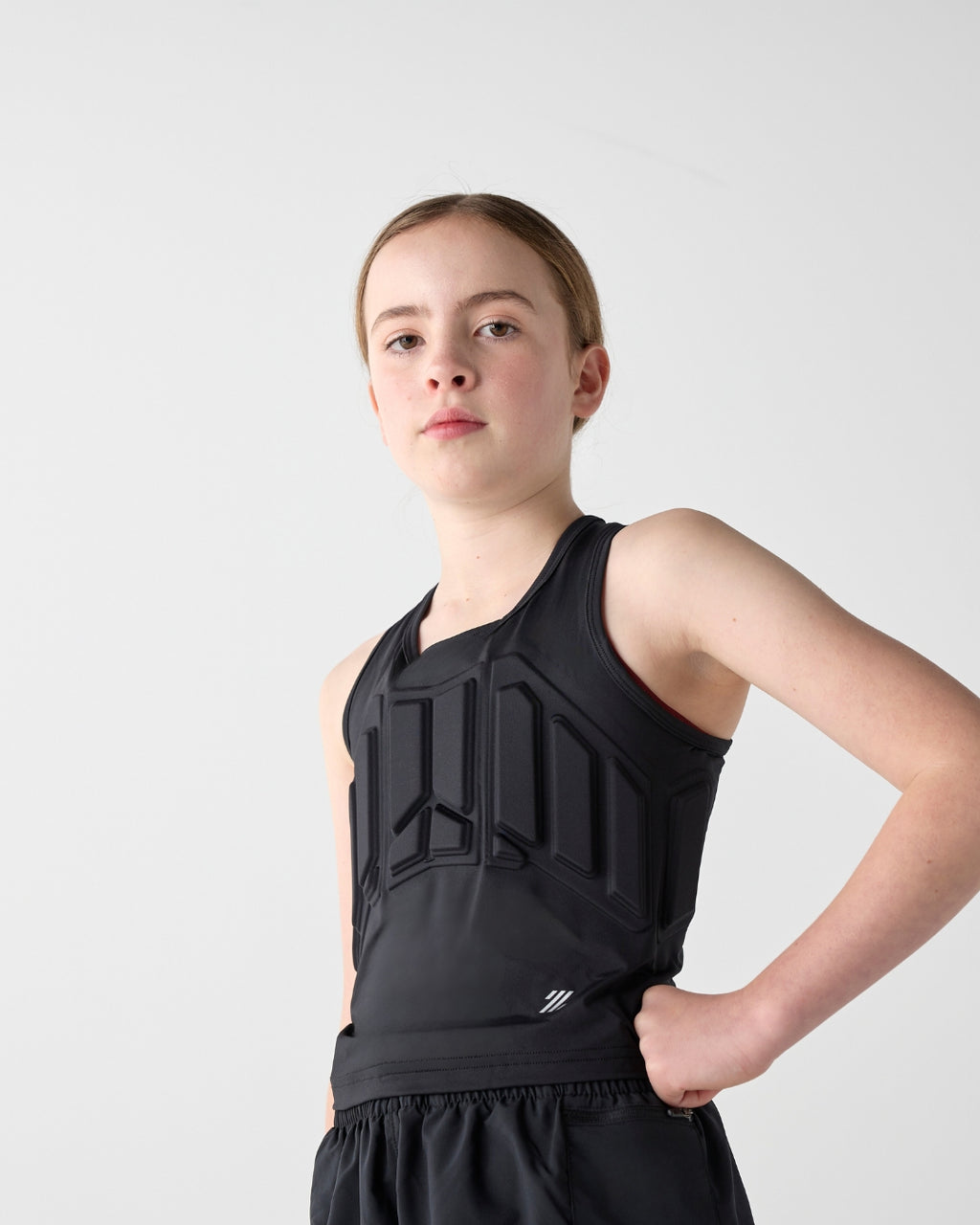 Gilet De Protection Poitrine/Côtes Enfant – Pour Football, Baseball – Rembourrage EVA, Tissu Respirant