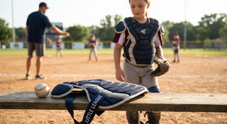 Chest protectors for girls' Little League baseball