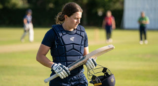 Chest protectors for women's cricket players