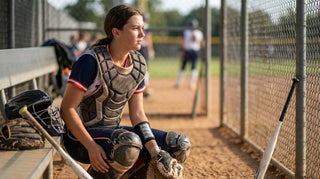 Chest protectors for competitive travel softball players