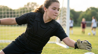 Chest protectors for girls' soccer goalkeepers